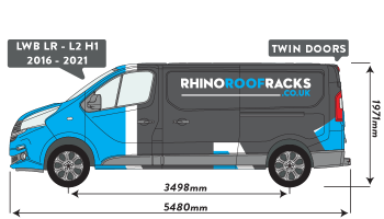 Talento 2016 - 2021 LWB Low Roof Twin Rear Doors