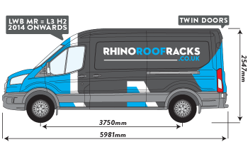 Transit 2014 on LWB Med Roof