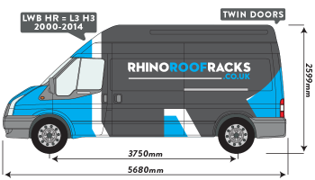 Transit 2000 to 2014 LWB High Roof