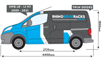 NV200 SWB Twin Rear Doors