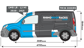 NV250 LWB Twin Rear Doors