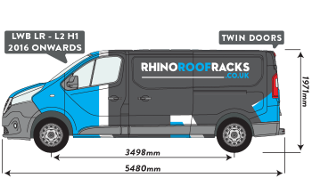 NV300 LWB Low Roof Twin Rear Doors