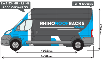 Boxer 2006 onwards LWB Extra High Roof