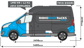 Trafic 2014 onwards LWB High Roof 