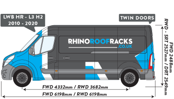 Movano 2010 - 2020 MWB High Roof