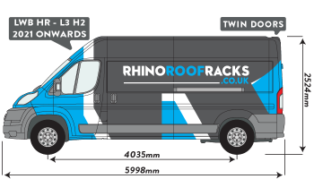 Movano 2021 onwards LWB High Roof