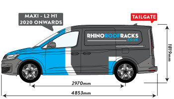 Caddy 2020 onwards MAXI Tailgate