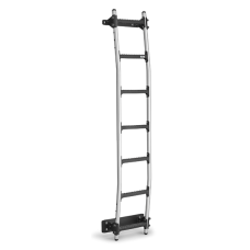 Rhino Aluminium 7 Step Rear Door Ladder - AL7-LK36 - (inc bespoke fitting kit) - Movano 2021 on (H2)