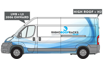 Movano 2021 Onwards LWB HR Racks and Bars