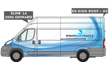 Movano 2021 Onwards XLWB Extra HR Racks and Bars